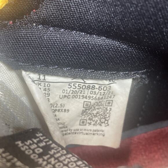 Jordan 1 Retro High Og Light Fusion Red Mens Size 11 Shoes Sneakers 555088-603 - Picture 9 of 10